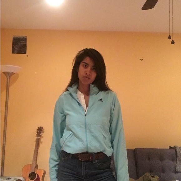 Light Blue Adidas Windbreaker - Picture 8 of 8